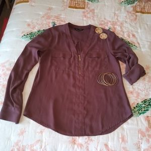 Express zip front convertible sleeve top